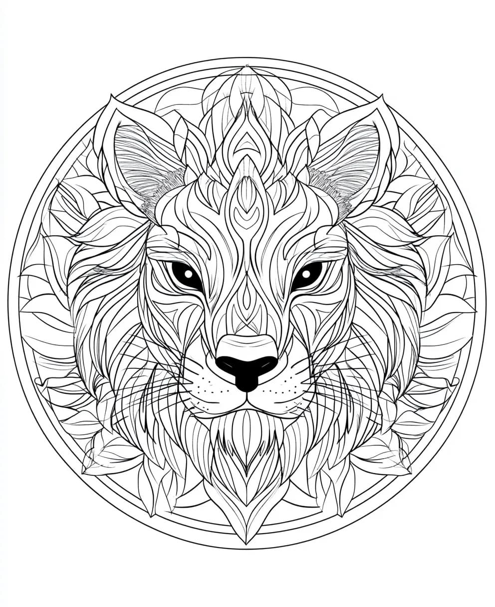 Mandalas Animaux 83